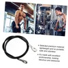 1.4 Meters DIY Fitness Cable 5Mm Heavy Duty Black Steel