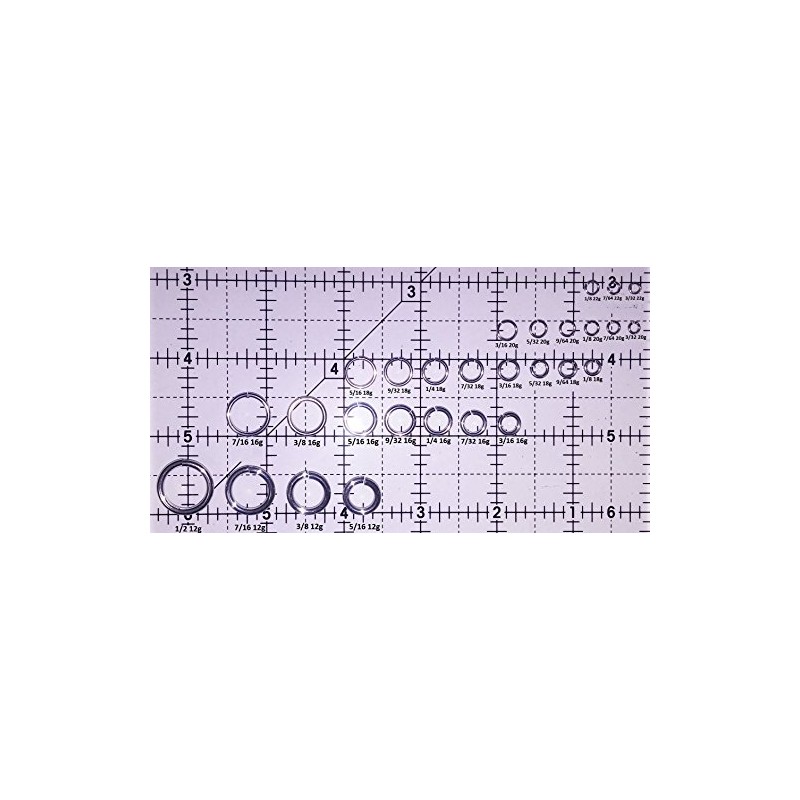Brown Anodized Aluminum Jump Rings 100 3/8 16g Saw Cut