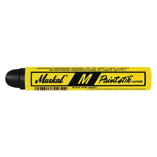 MARKAL 81923 Paint Marker,11/16 In.,Black,PK12 2WMG8