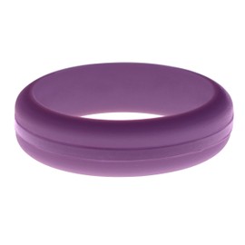 FLEX Ring - Womens Mens Purple Silicone Ring - Changeable Color Bands - Many Colors - Safe, Durable, Everyday Wear Wedding Band - 1 Ring - Sizes 4-16