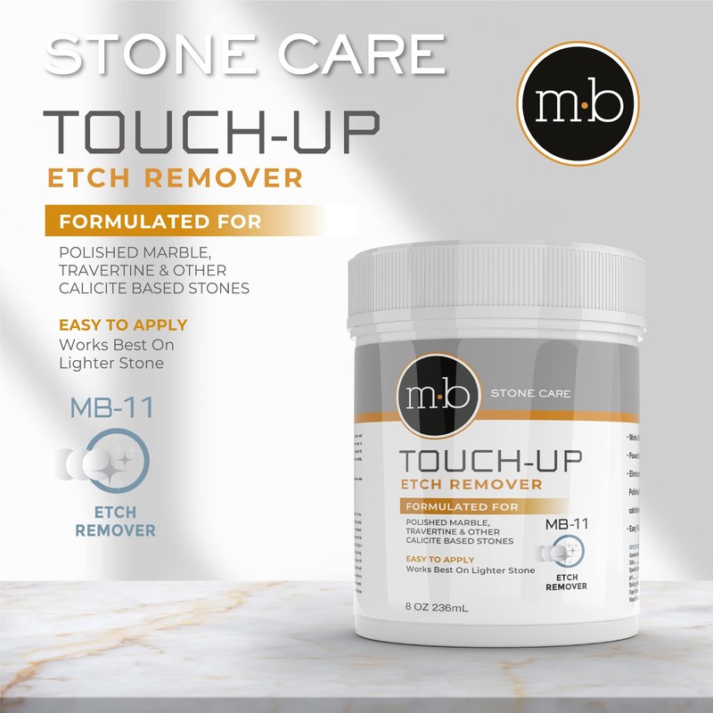 MB-11 Marble Polishing Powder with Microfiber Cloth and Gloves -