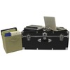 Seward Trunk College Dorm and Camp Storage Footlocker, Black, 30-Inch