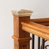 Geetery 2 Pcs 4 x 4 Wood Newel Post Cap