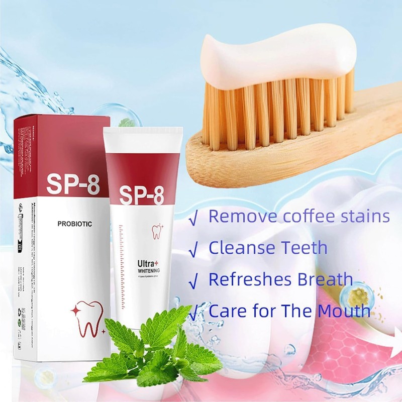 Super ProbioticSp-8 Toothpaste, SP-8 Toothpaste, SP8 Probiotic Toothpaste, SP-8 Ultra