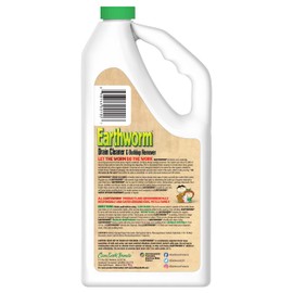 Earthworm Drain Cleaner - Clog Remover - Drain Opener/Deodorizer - Natural Enzymes, Safer for Families, Environmentally Responsible - 32 fl oz