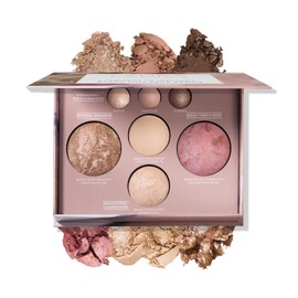 LAURA GELLER NEW YORK Lo Mejor de lo Mejor Paleta Horneada - Tamaño Completo - Incluye Bronceador, Rubor, 2 Iluminadores y 3 Sombras de Ojos - Apto para Viajes