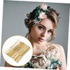 IWOWHERO 50pcs U-shaped Hairpins for Women Stick Hairpin Girls Hair
