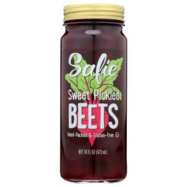Safie Sweet Pickled Beets Kosher Certified 2 Glass Jars 16 fl oz each.