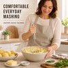 Stainless Steel Potato Masher for Kitchen Prep – Manual Food
