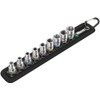 WERA ヴェラ Drive Angle 1/4DR 9-Piece ZYKLOP Socket Set 003883