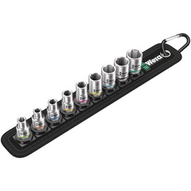 WERA ヴェラ Drive Angle 1/4DR 9-Piece ZYKLOP Socket Set 003883