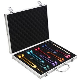 LeSage Tuning Forks for Healing Set Chakra Weighted Tuning Forks for Energy Clearing Yoga,Meditation Sound Therapy Healing Instruments 7 Chakra and 1 Soul Purpose Tuning Forks