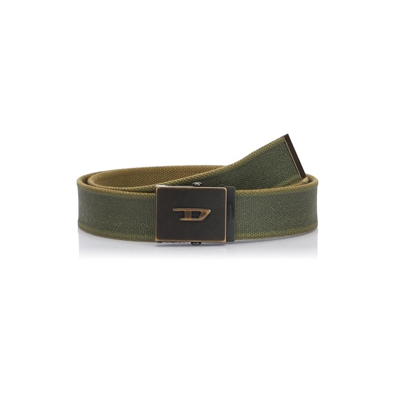 Diesel Men's D Logo B-Taped Wax Belt, H8774-p6708