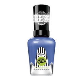 Sally Hansen Miracle Gel™, Beetlejuice Weirder & Weirder​​, Long Lasting, Gel-Like Formula, No UV Lamp Needed, Blue Nail Polish