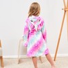 Ceruwum Unicorn Bathrobe for Girls Soft Fleece Dressing Gown with