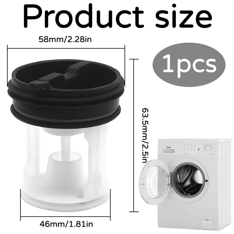 Pack of 1 lint sieve, lint filter insert replacement, replacement