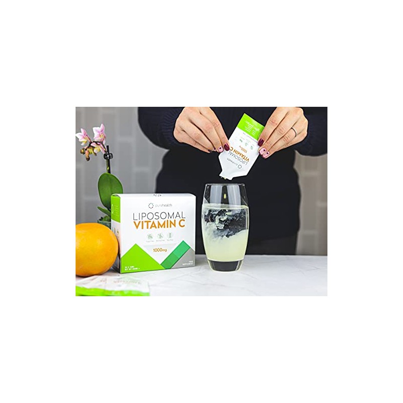 Liposomal Vitamin C 1000mg | 30 Liquid Sachets | Purest