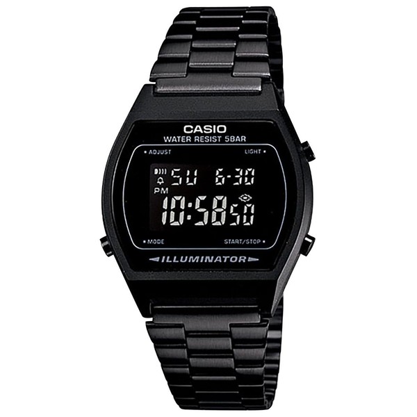 Reloj Casio Digital Retro Unisex, pulsera de Acero Inoxidable