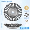 Lvelfe Professional Weed Brush, Weed Brush Cutter with 25.4 mm
