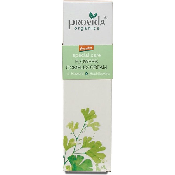 Provida Organics Flowers Complex Cream with Bach Flowers, 50 ml