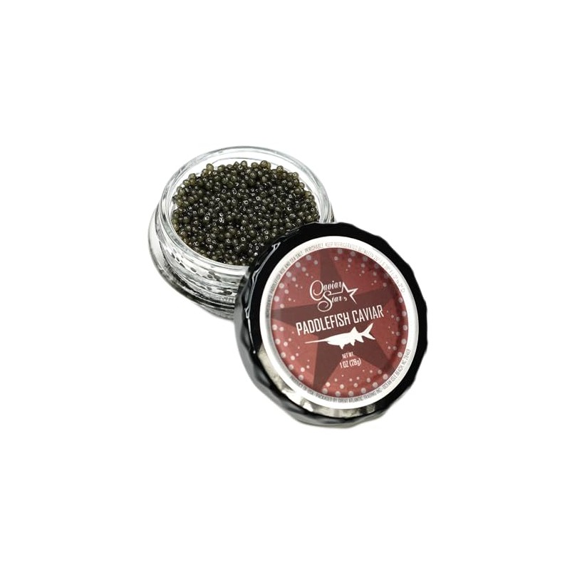 Caviar Star Premium American Paddlefish Caviar - Wild-Caught Spoonbill Malossol