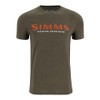 Simms Logo T-Shirt Loden Heather XL