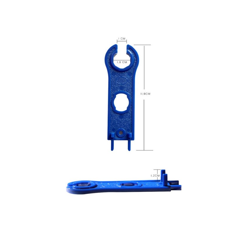 XJSXZC MC4 Solar Panel Connector Disconnecting Tool Spanners Wrench Blue