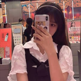 Tomson Sharp Pearl Headbands 6 Pieces White Faux Pearl Plastic Headband Bridal Hair Hoop Wedding Hair Accessories Ornaments for Women Girls Elegant Handmade for Birthday Valentines Day(6pcs)