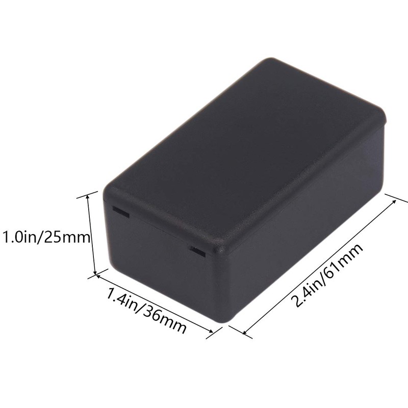 Zulkit 5Pcs Project Boxes ABS Plastic Electrical Project Case Power