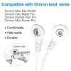 Donsinu Durable Compatible with Omron TENS Unit Lead WiresPremium Quality