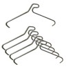 5 Pack 76mm (3") Brick Hooks - Wall Clips Hangers