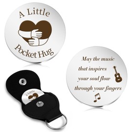 Guitar Gifts for Men Music Gifts Guitar Accessories Gifts Music Lover Gifts for Guitarists Guitar Players Musicians Valentines Galentines Christmas Presents for Friends Teacher Bestie Pocket Hug Token