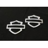 Custom RAW METAL Harley CVO Tank Emblems (set of 2)