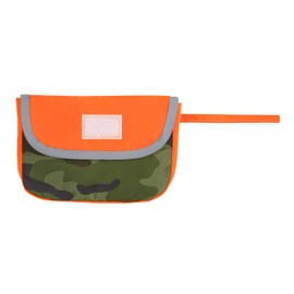 HDE Reversible Dog Raincoat Hooded Slicker Poncho Rain Coat Jacket for Small Medium Large Dogs Camo Orange - XL