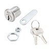 sourcing map Cam Lock 20mm Cylinder Length 48mm Flat Cam