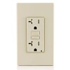 Leviton 20 Amp Light Almond GFCI Electrical Outlet Ground Fault