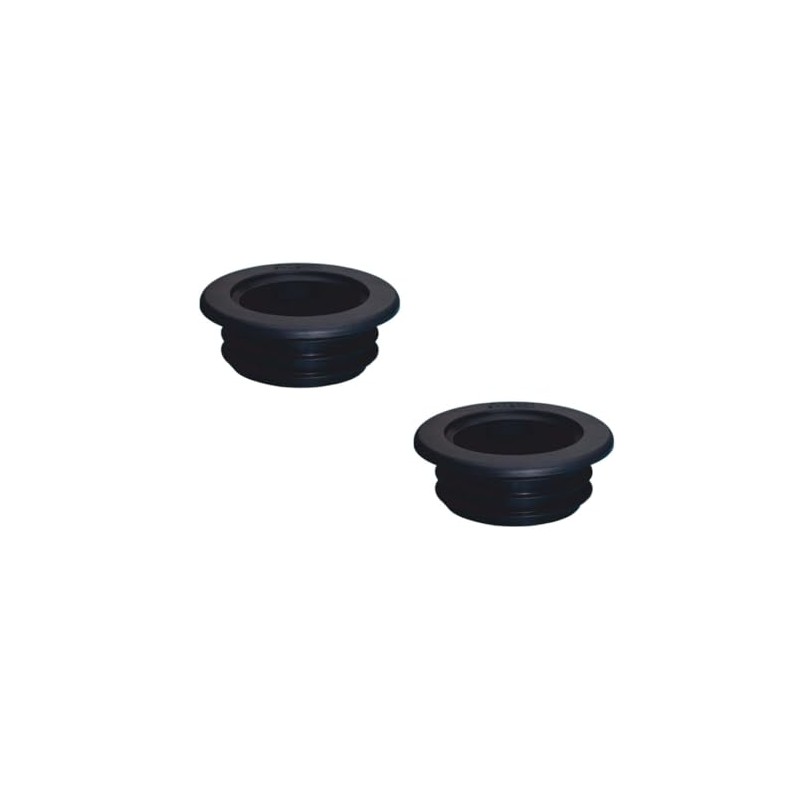 PIPESNUG 40MM SOLV WELD; BLACK (2 PK)