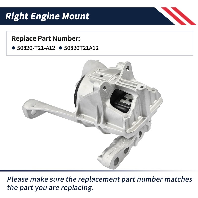 Promrmr Right Engine Mount Compatible with Honda Civic HR-V 2022