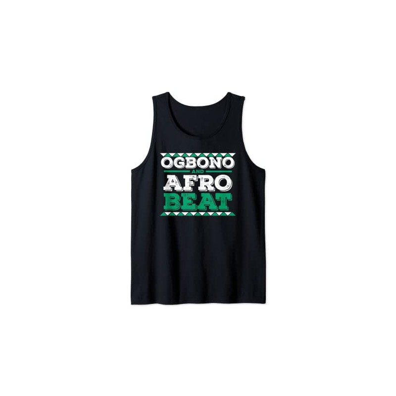 Nigeria Nigerian African Food Afrobeat Ogbono Tank Top, black