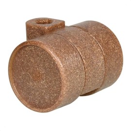 WAGNER Designer Eco 01020301 Furniture Castor Diameter 38 mm Height 40 mm Mottled Brown Load Capacity 50 kg Made in Germany