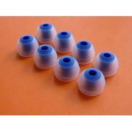 8pcs (CL-BL)- Large (L) Replacement Set Earbuds Eartips Compatible with Plantronics Backbeat Go 2 Earphones Headphones