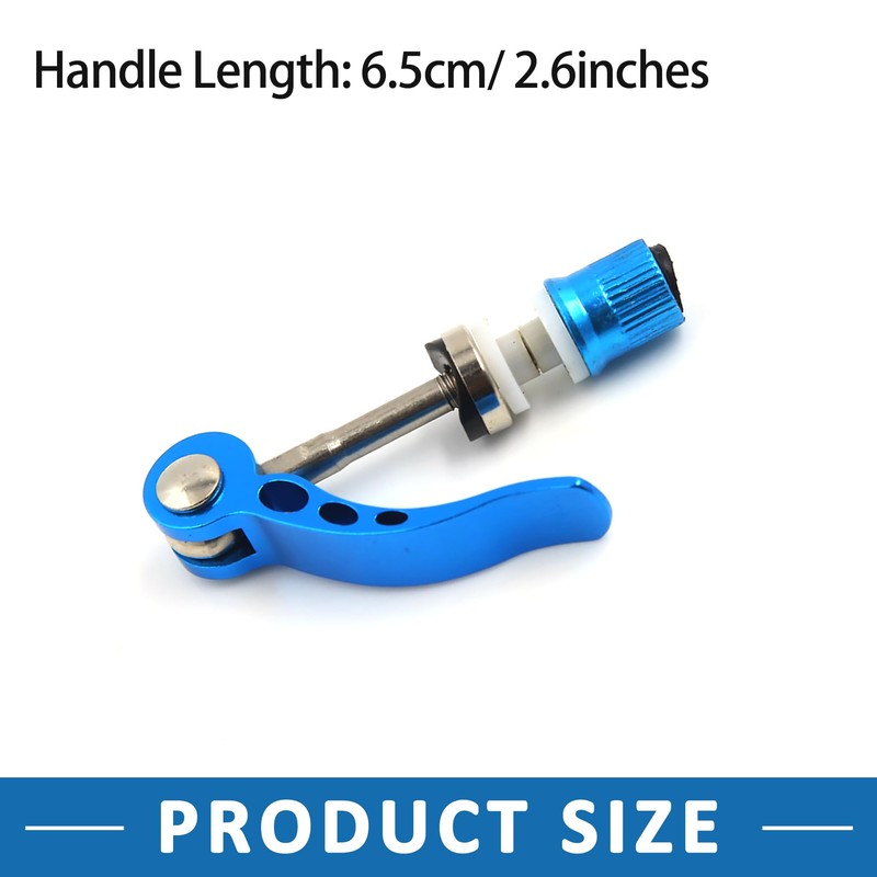 A ABSOPRO Universal Blue Bike Bicycle Quick Release Clamp Seat