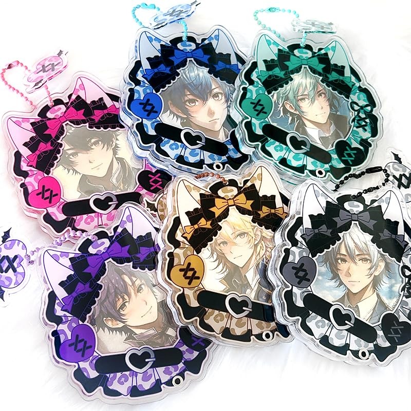 G Trigger Acrylic Frame for Can Badges, Leopard Pattern, For