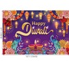 5X3FT Happy Diwali Backdrop Banner Decor Festival of Lights Party