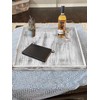 Gurfuy Extra Large Square Ottoman Table Tray 24" - Rustic