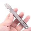 Titanium Pry Bar Crowbar Nail Puller Outdoor Survival With Pocket