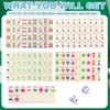 Soulchen Mini American Mahjong Tile Set Include 160 0.8 Inch