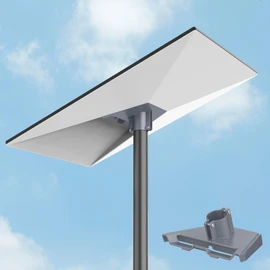 Starlink Gen 3 Pipe Adapter, Pole Mount Adapter Mounting Kit, for Starlink Gen 3 Dish V3 Kickstand Dishy, Grey