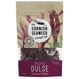 The Cornish Seaweed Company | Flaked Organic Dulse Flakes. 40g | 5 x 40g (UK)