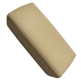 KACEPAR Auto Center Console Armrest Box Cover, Leather Armrest Lid, Car Center Console Armrest Pad, Center Console Lid, Compatible with Honda Accord 2003-2007, Beige